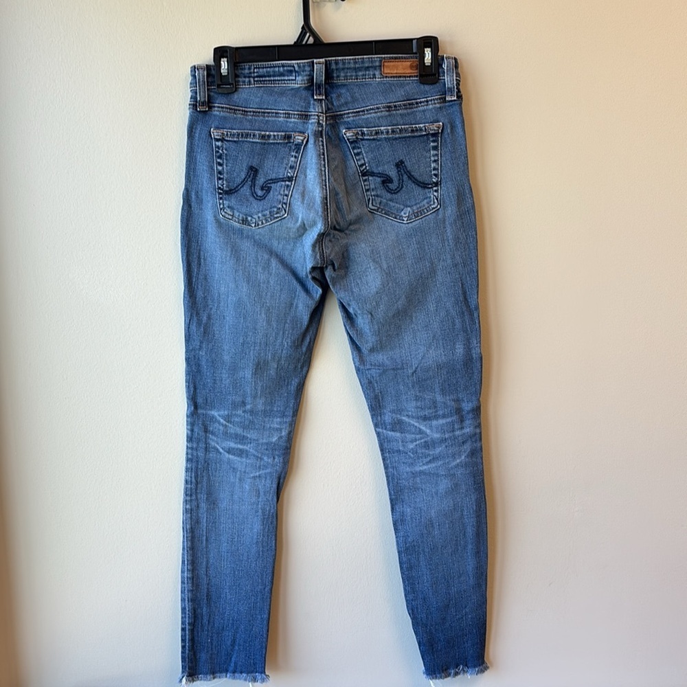 AG Adriano Goldschmied Women's Light Blue Skinny Jeans 27R - Picture 4 of 6